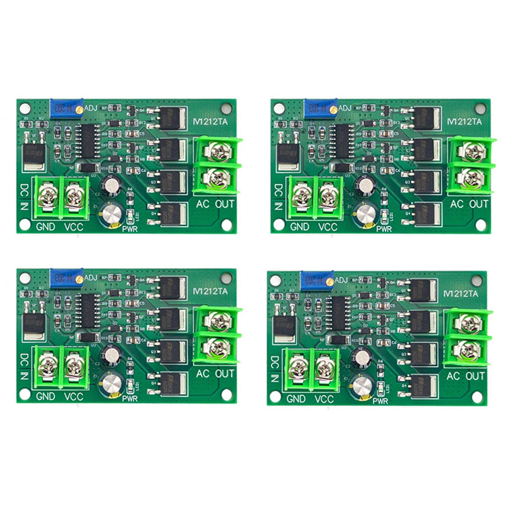 Hfgdnchva Light 4X 200W Dc 12V To Ac 12V Inverter 50Hz Square Wave Signal Generator Module 12W Ac 12V To 220V Iv1212ta Inverter