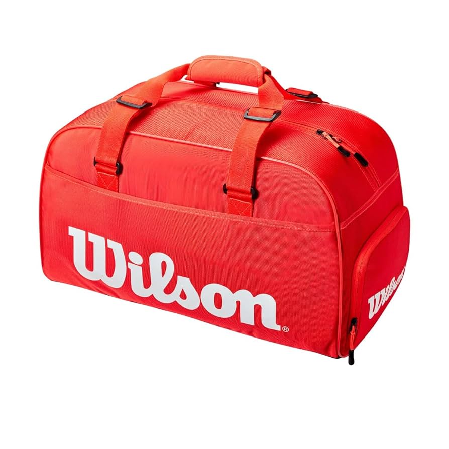 Wilson Super Tour Small Infrared Tennis Duffle Bag, Infrared