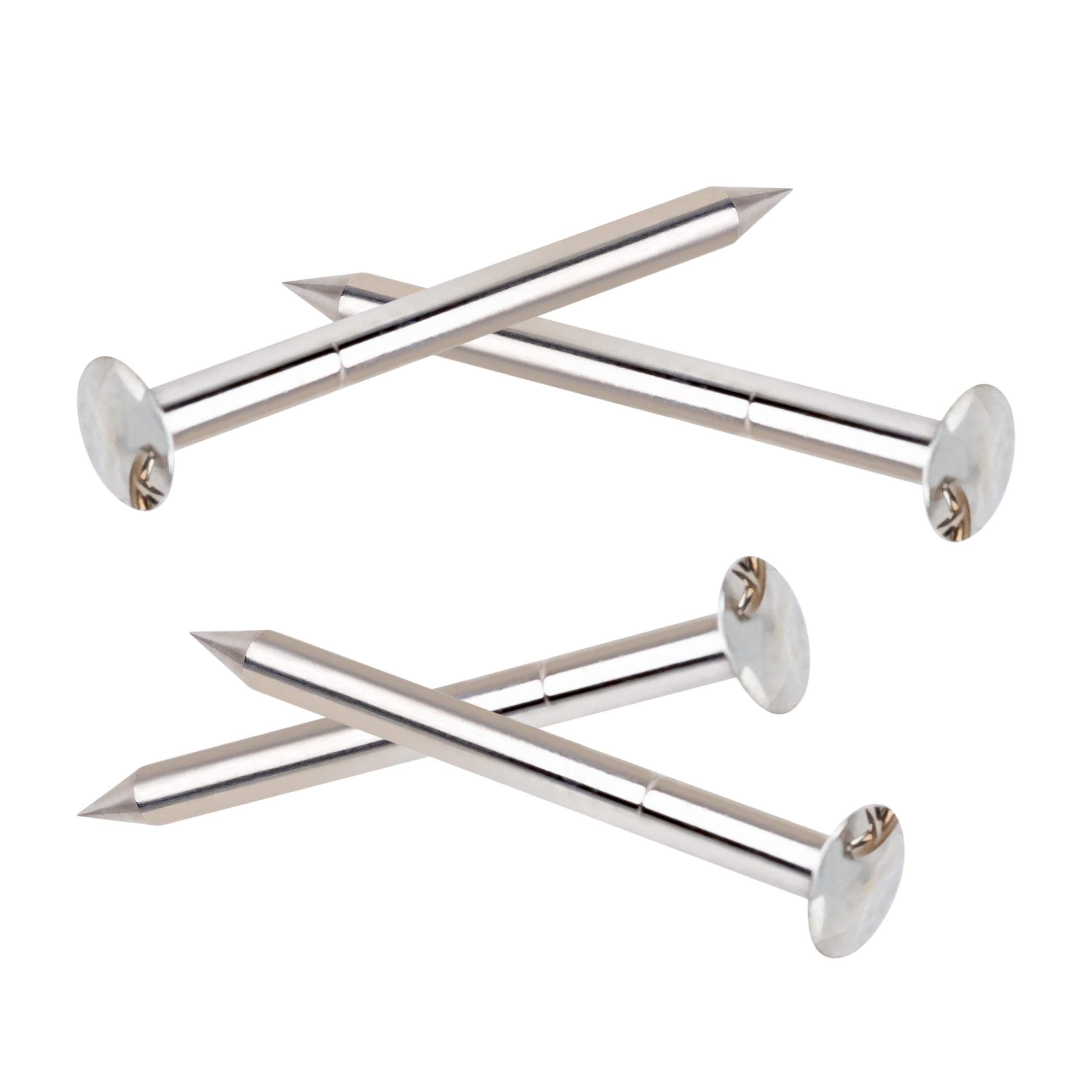 Pinewood Derby Machined and Polished Axles - Four Pack