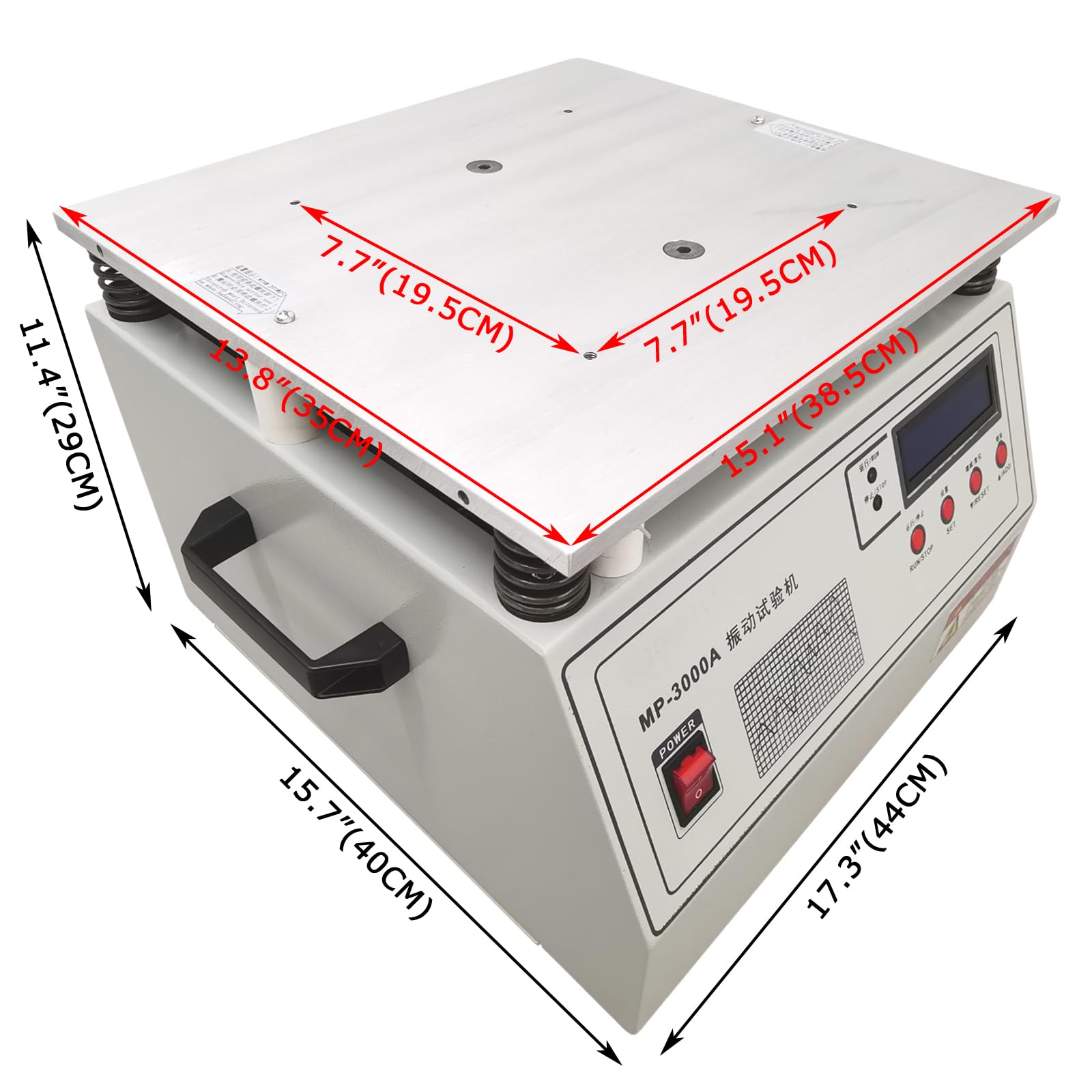 Banfluxion 110V 900W MP-3000A Vertical Electromagnetic Vibration Test Table 40Kg Test Load
