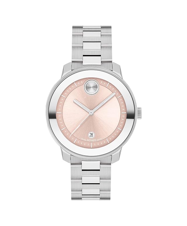 Movado Bold Verso Womens Sport Watch - Swiss Quartz Movement Stainless Steel Link Bracelet - 3 ATM Water