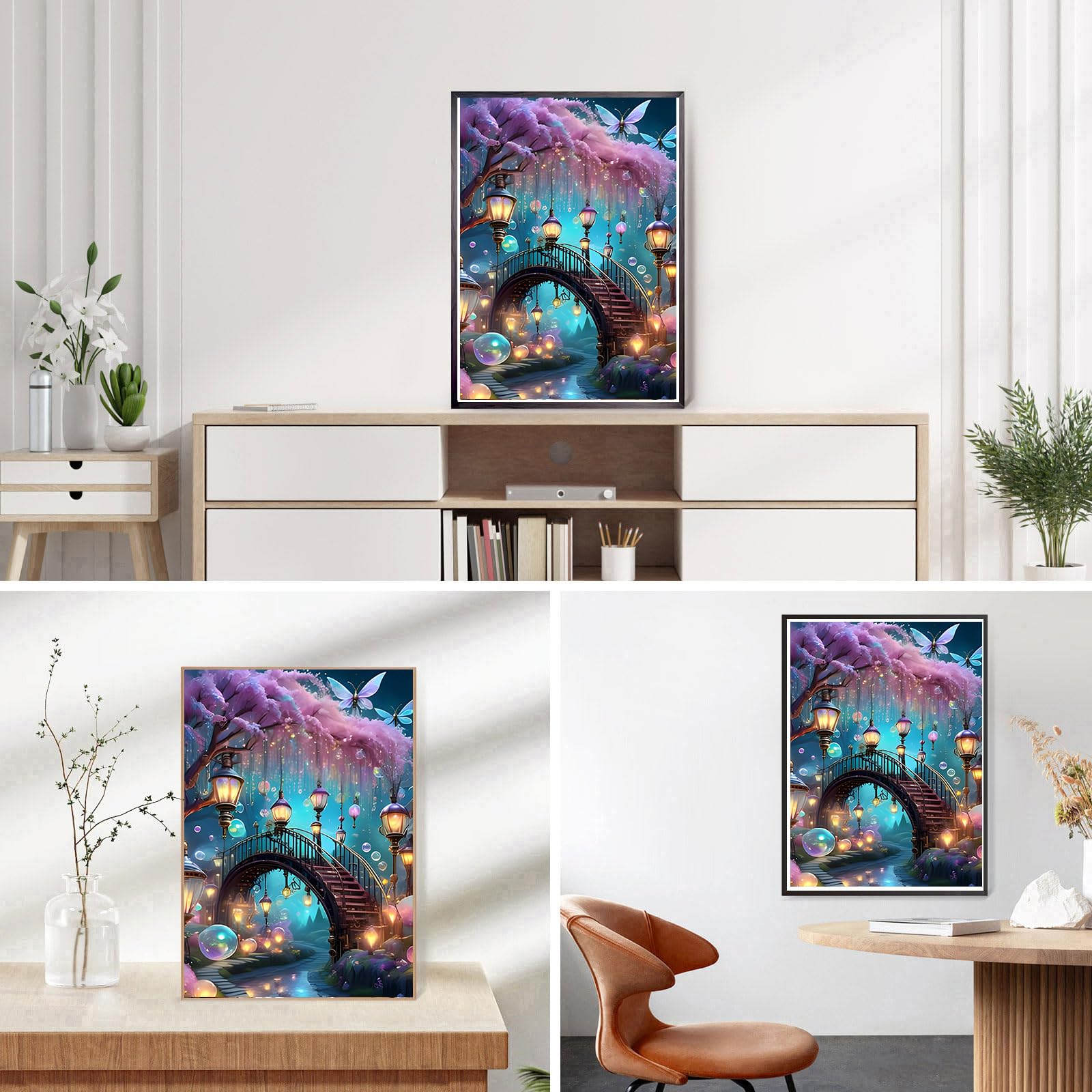 Kit Diamond Painting 5D Paysage 30x40cm - Broderie Diamant Adulte Enfant Avec Outils Complets