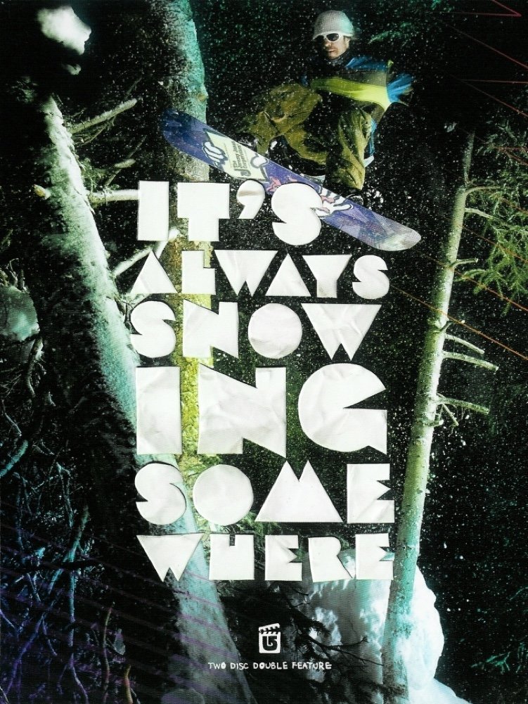 Película en DVD It's always snowing somewhere para coleccionistas de ediciones europeas