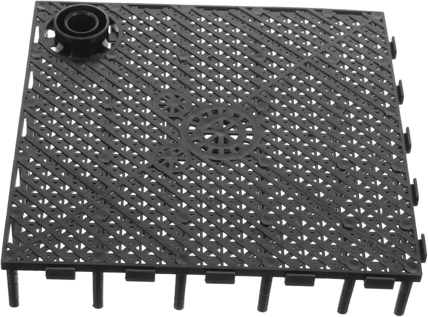 Mikikit 1set Aquarium Divider Plate with Splicing Tube Flexible Fish Tank Bottom Separator Grid for Easy Installation and for Freshwater Tanks and Aquatic Environments