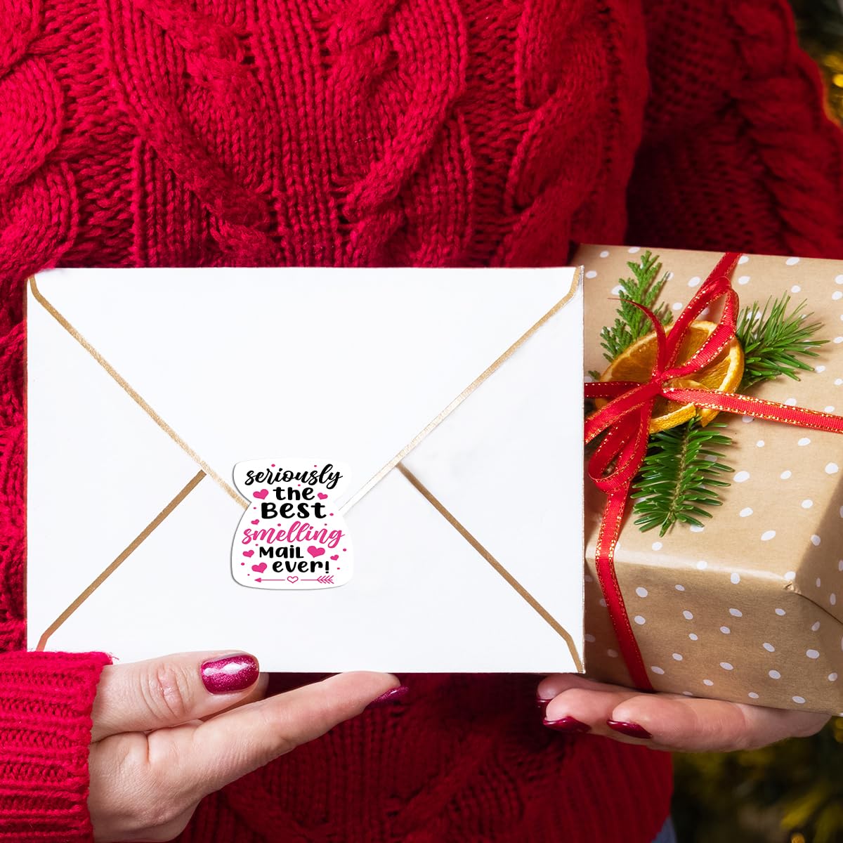 Best Smelling Mail Ever - Etiquetas De Agradecimiento De Correo