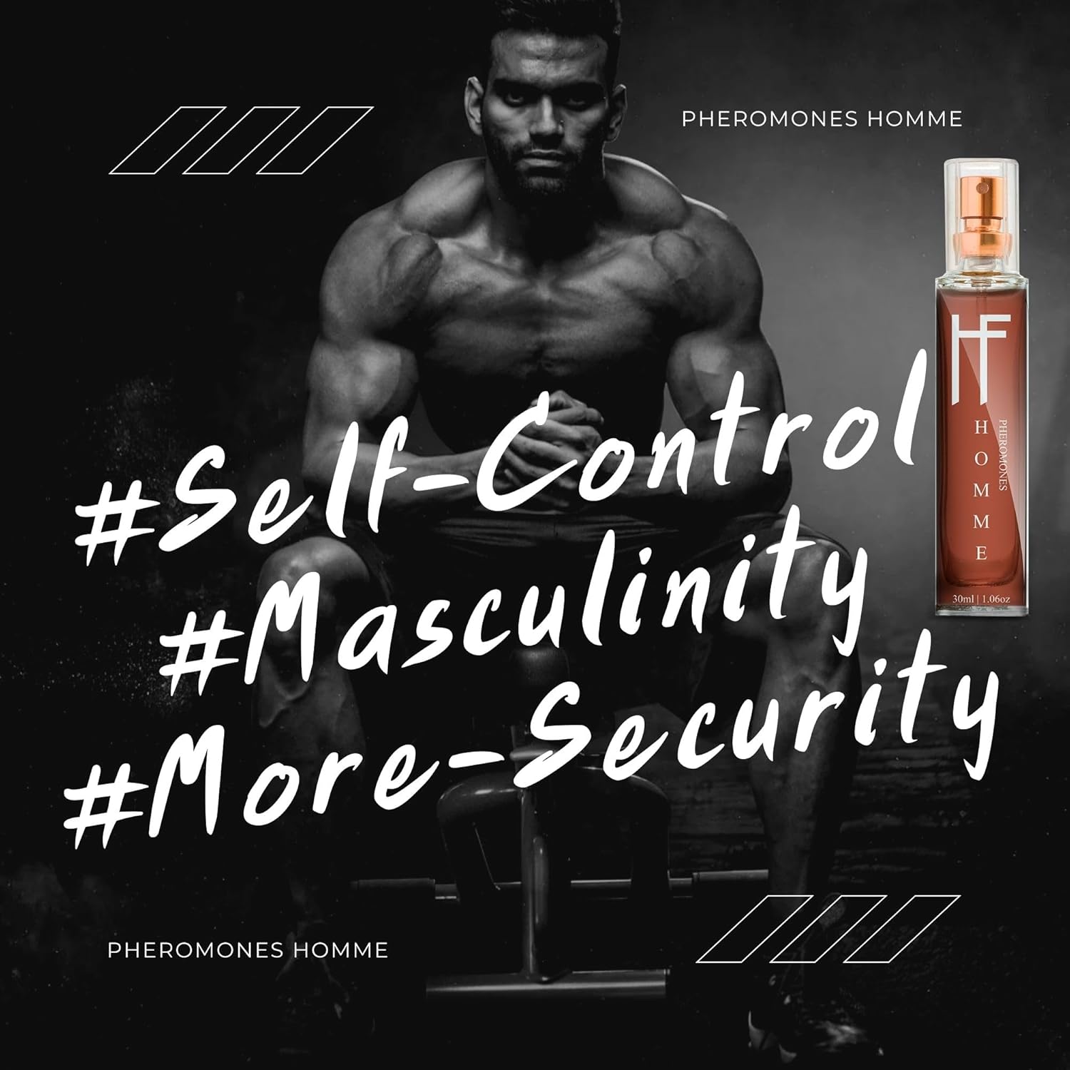 HOT FLOWERS Pheromones Man Homme Deo Cologne – Masculine Fragrance with Pheromones – Long-Lasting Seductive Scent - Image 5