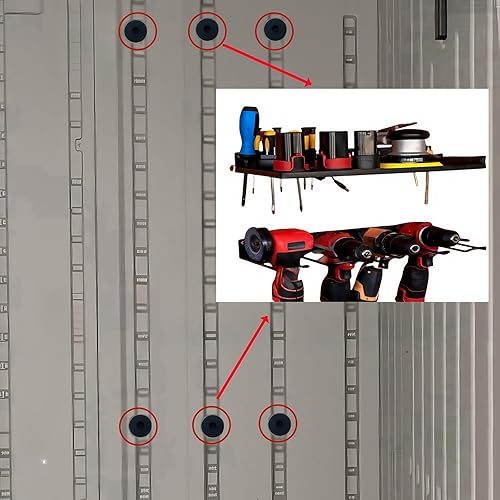 Miniatura 6 de Accesorio de resina para almacenamiento de cobertizos al aire libre, 16 x 8 x 2 pulgadas, para modelos Suncast seleccionados de cobertizos para
