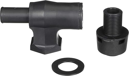 Miniatura 6 de Attwood 1674-6 Ventilación del tanque de combustible P-Trap de 90 grados Negro con cabezal de ventilación de acero inoxidable,Negro con cabezal