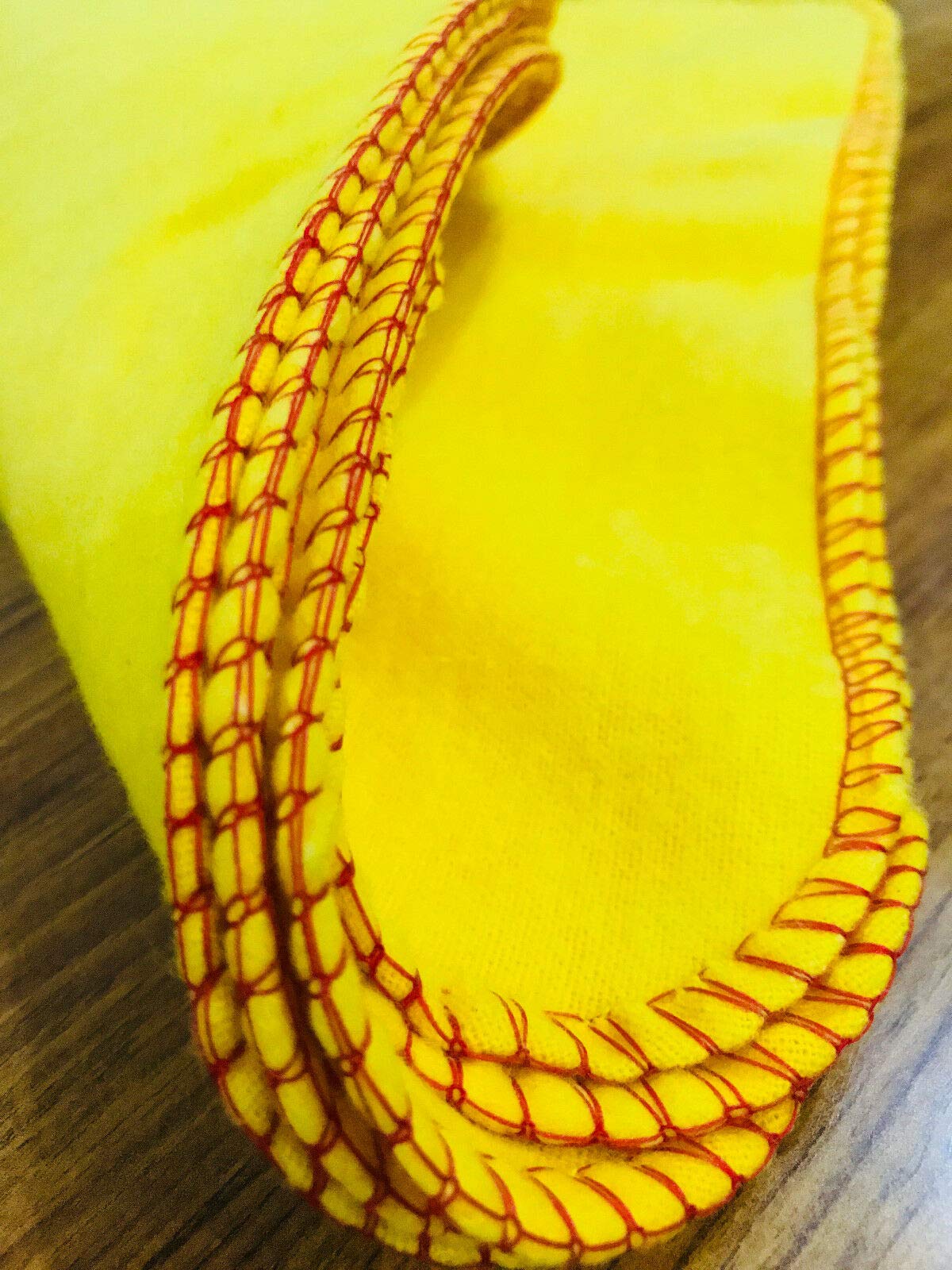 Luxury Large Professional Yellow Duster 100% Cotton Ideal Use for Cleaning Purpose Size: 35X45CM (14"X18")