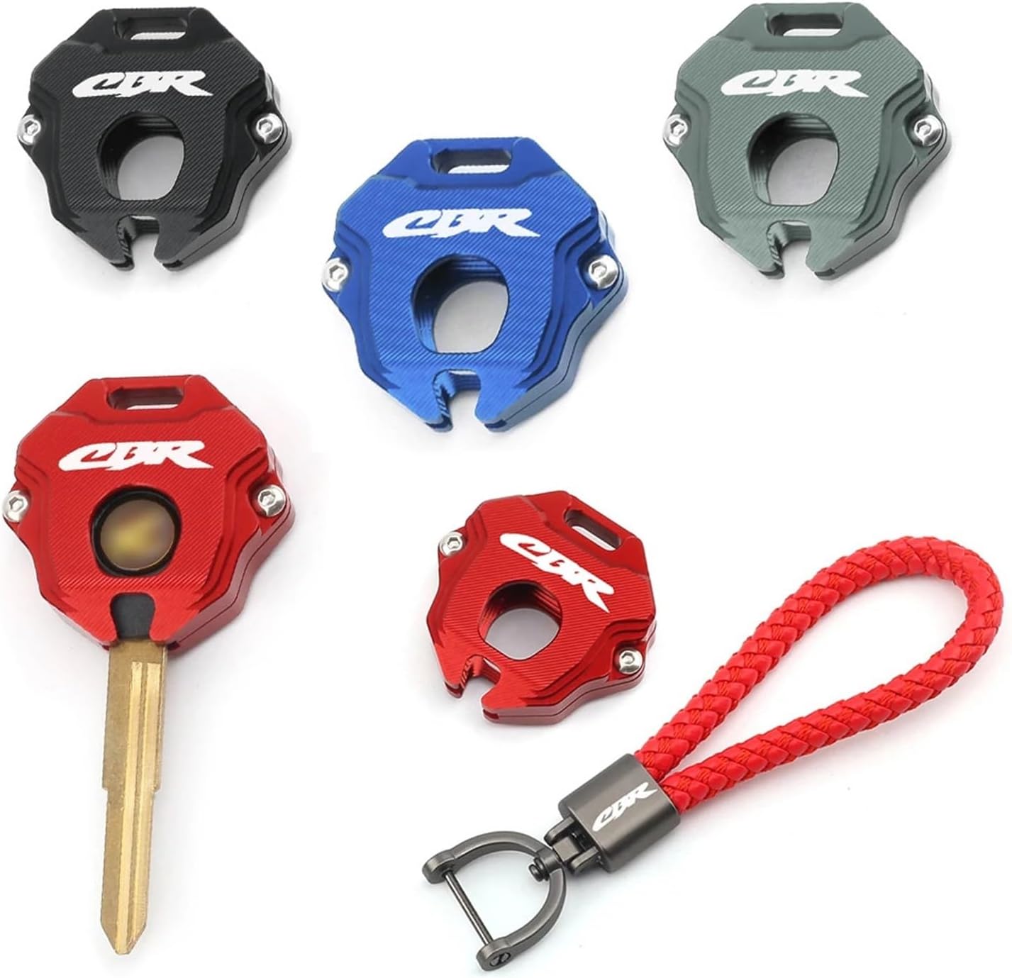 Compatible With CBR650R CBR600RR CBR1000RR CBR500R Keyring Cover Case Shell Key Chain Accessories