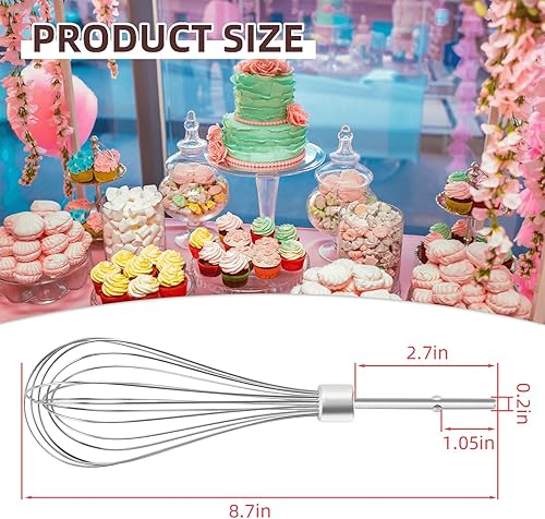 Miniatura 2 de KHMPW Acero Inoxidable Pro Batidor de Cocina Batidor de Mano Accesorios KHM512BM KHM2B AP5644233 KHM3 KHM5