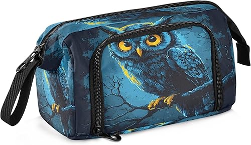 Miniatura 25 de SUABO Estuche para lápices de gran capacidad, bolsa de pantera negra rugiente, estuche para lápices, caja de papelería, bolsa de maquillaje