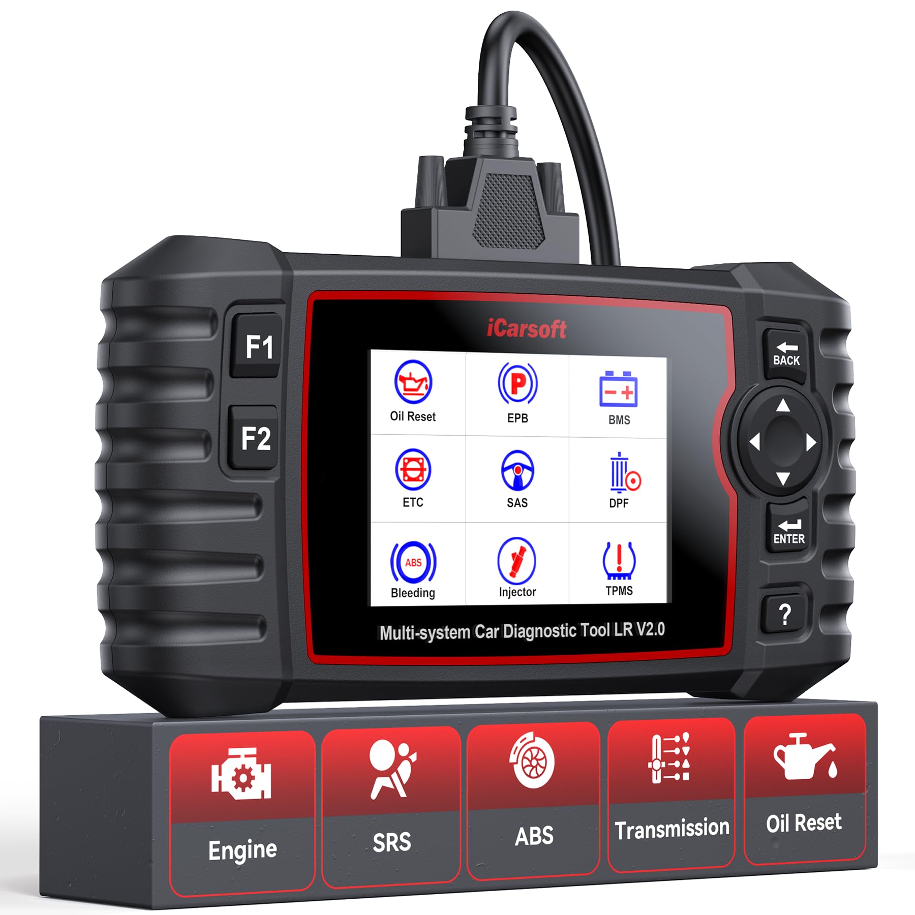 Amazon.com: iCarsoft OBD2 Scanner for Landrover/Jaguar 9 Reset