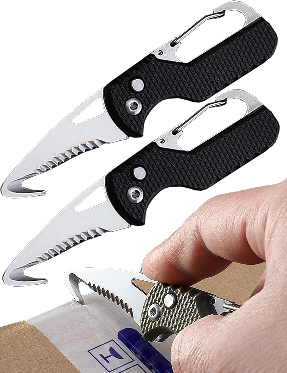 Amazon.co.jp: Thecom ダンボールカッター 段ボール開封 キーホルダー