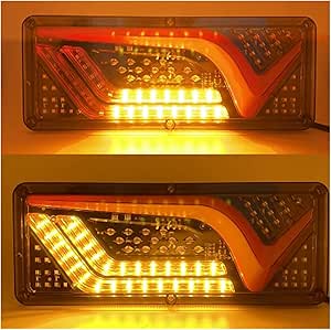 Amazon.co.jp: Taillight Auxiliary Braking Light 2 pcs 12/24 Volt - For ...