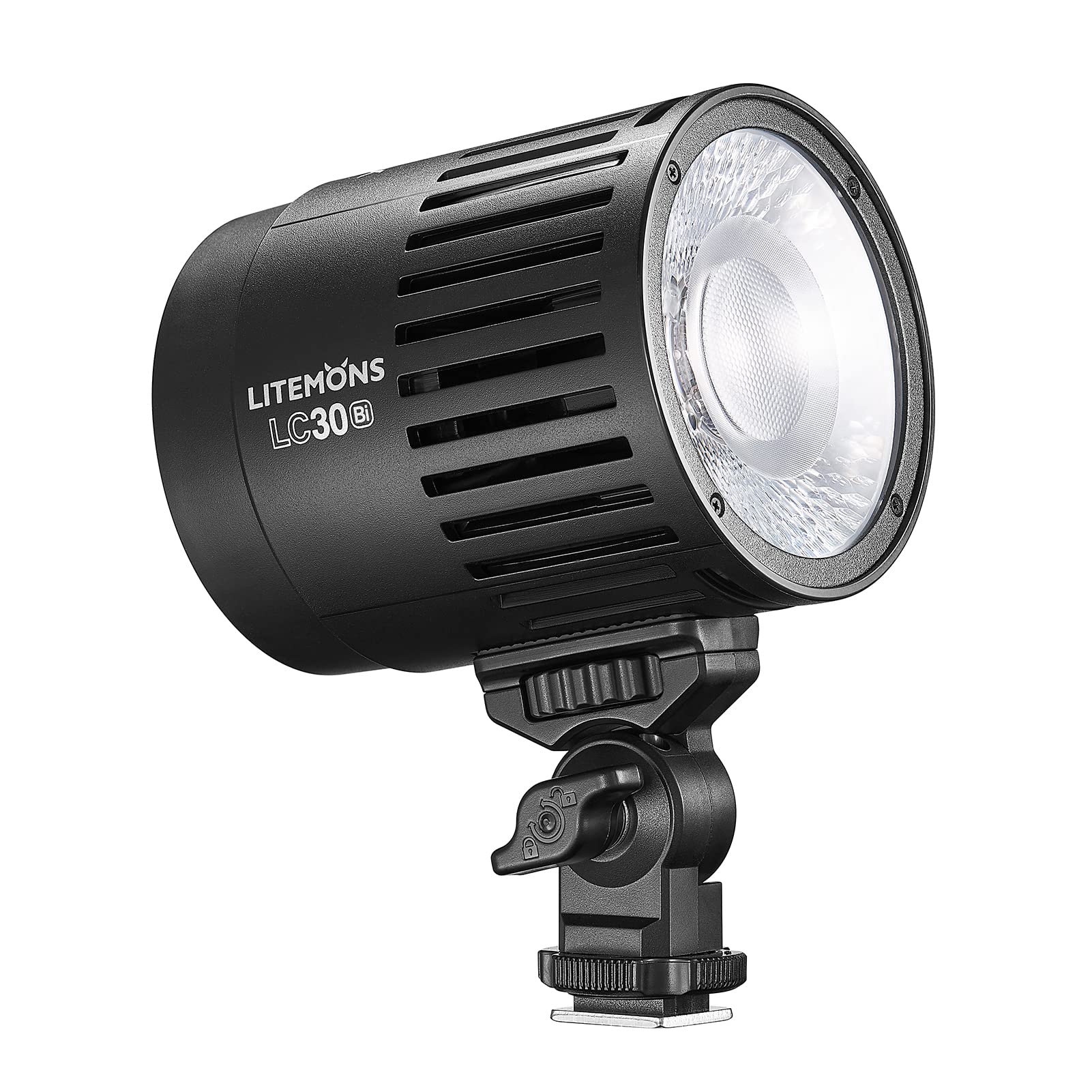 IrovamiLC30Bi Litemons Tabletop LED Video Light Compact Photography Fill Light 38W Power 3200K-6500K Bi-Color Temperature Dimmable 11 FX Lighting Effects CRI95+ TLCI96+ for Small Product Photography