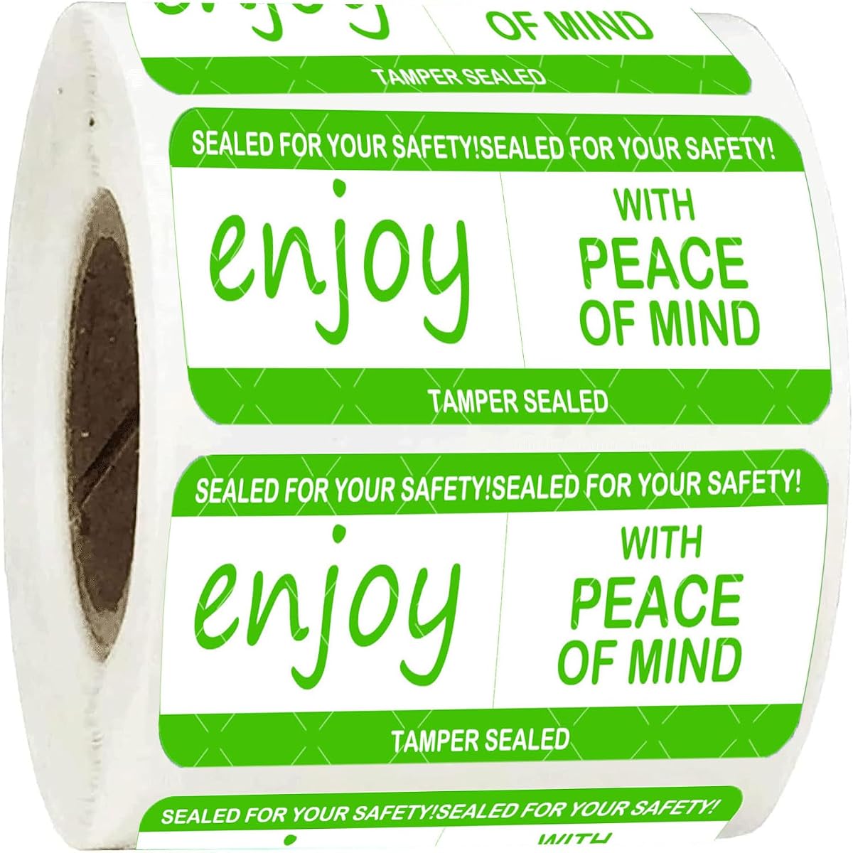 Tamper-Evident Sealed Freshness Labels Tamper Evident Food Package Stickers | 500 PCS Food Delivery Stickers- Adhesive Sticker for Safe Food Delivery Food Containers Bags 1 x 3 inch