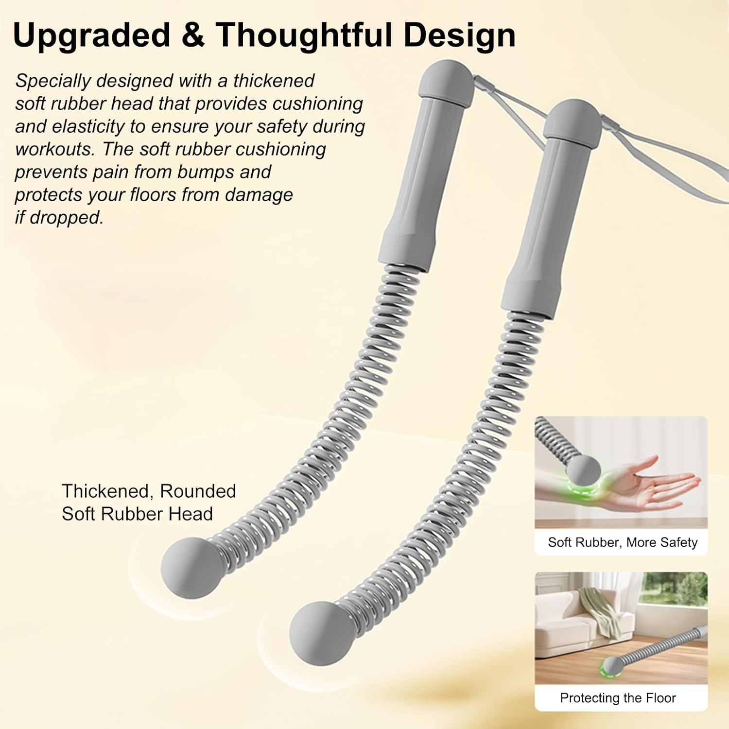 Weighted Ropeless Battle Ropes, Portable Cordless Training Rope Fitness Equipment for Men Women Home Gym Strength Building