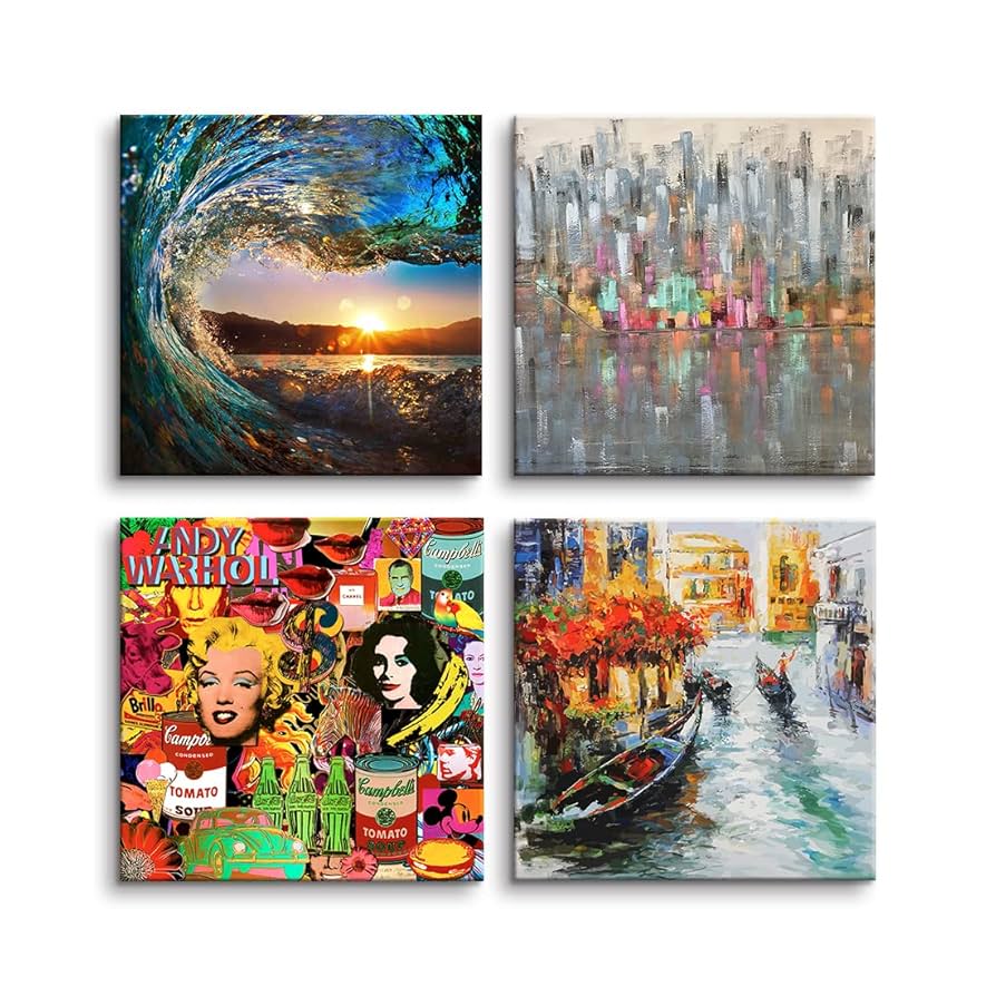 アート アンディウォーホル 4枚セット アンディ・ウォーホルが