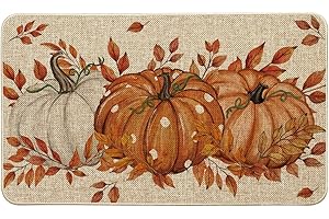Decorative Autumn Hues: Artoid Mode's Fall Floor Mat