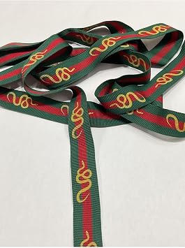 Dekoratif Şerit Kurdele, 3 Metre, 3 cm Genişlik, Yeşil-Kırmızı-Sarı