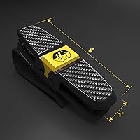 Vista 3 de BLUPOND Soporte universal para lentes de sol para visera de automóvil, clip universal para lentes de sol, soporte de lentes de doble extremo