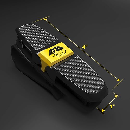 Miniatura 3 de BLUPOND Soporte universal para lentes de sol para visera de automóvil, clip universal para lentes de sol, soporte de lentes de doble extremo,