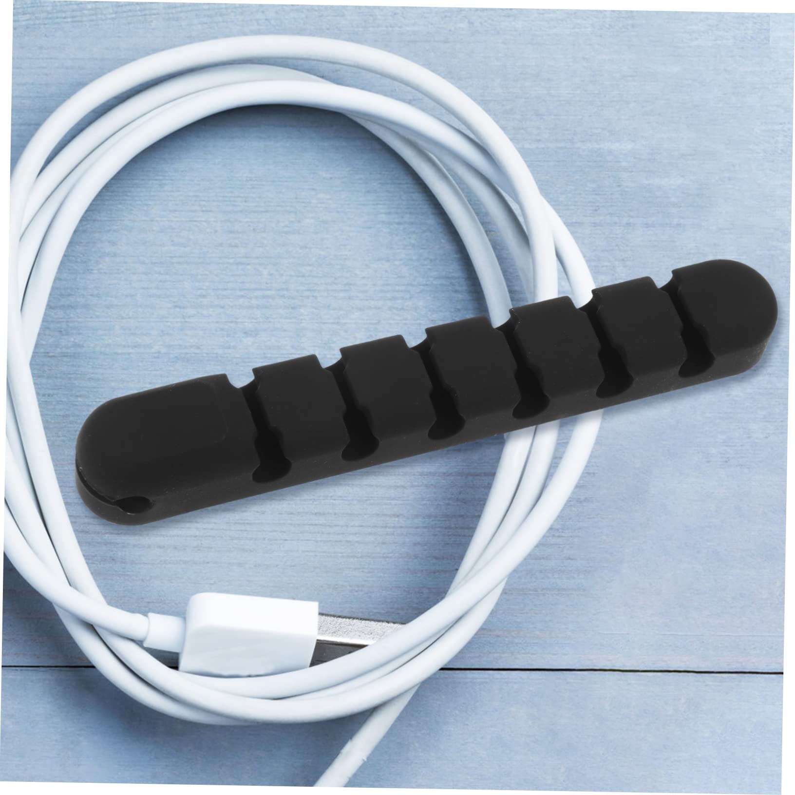 DOITOOL 10 Piezas Organizador Cable Clips De Alambre Soporte De Cable Abrazaderas De Cable Eléctrico Clips De Cable Clips De Alambre Para Pared Clips De Alambre Adhesivo Abrazaderas De
