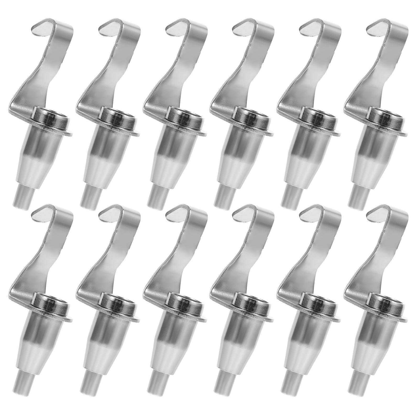 Ganchos para colgar cuadros de acero con mecanismo de resorte pack de 12 piezas compactas
