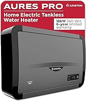 Vista 2 de Ariston Aures Pro - Calentador de agua eléctrico sin tanque para todo el hogar, 18kW, 240 voltios, 3.51 GPM