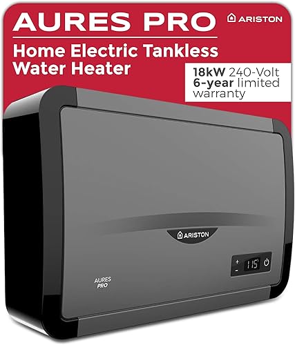 Miniatura 2 de Ariston Aures Pro 36kW 240-Volt 7.02 GPM Calentador de agua eléctrico sin tanque para todo el hogar