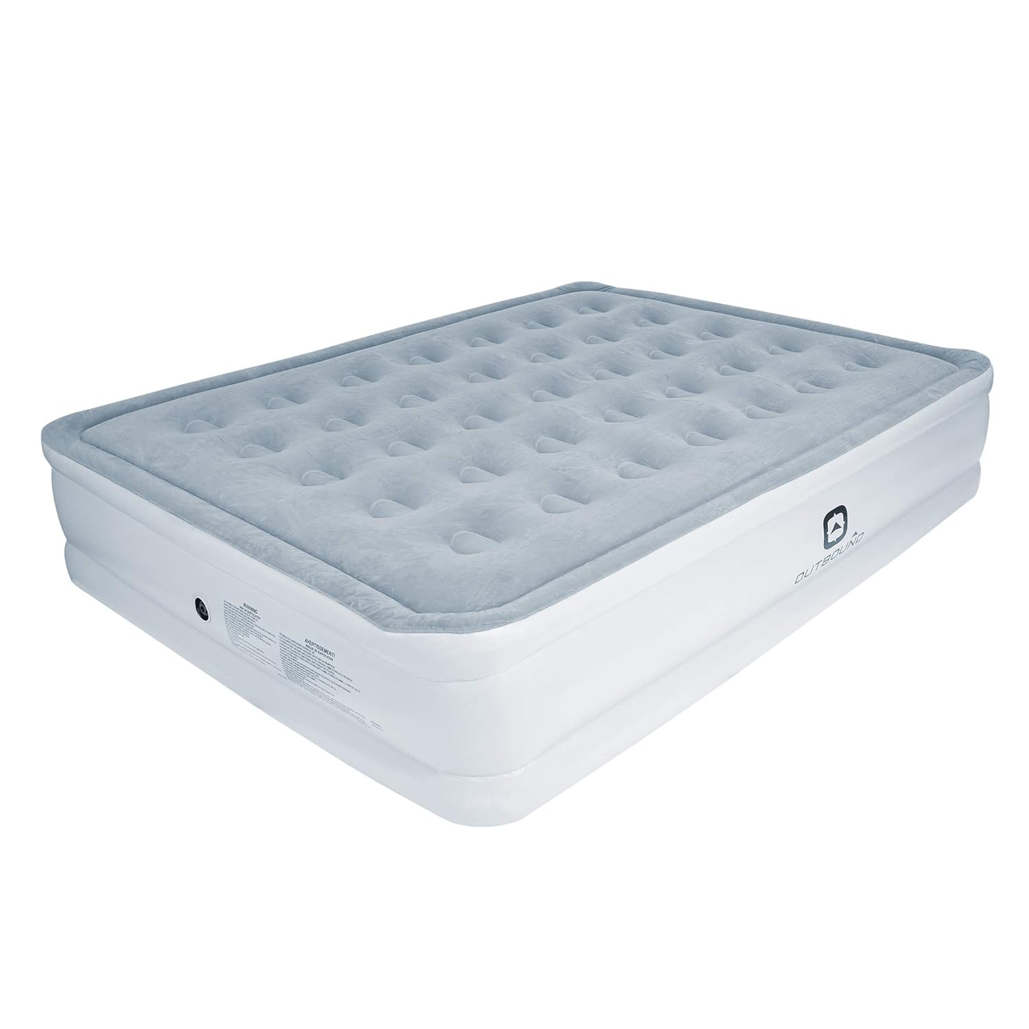 Outbound Queen Air Mattress with Electric Air Pump Portable Airbed