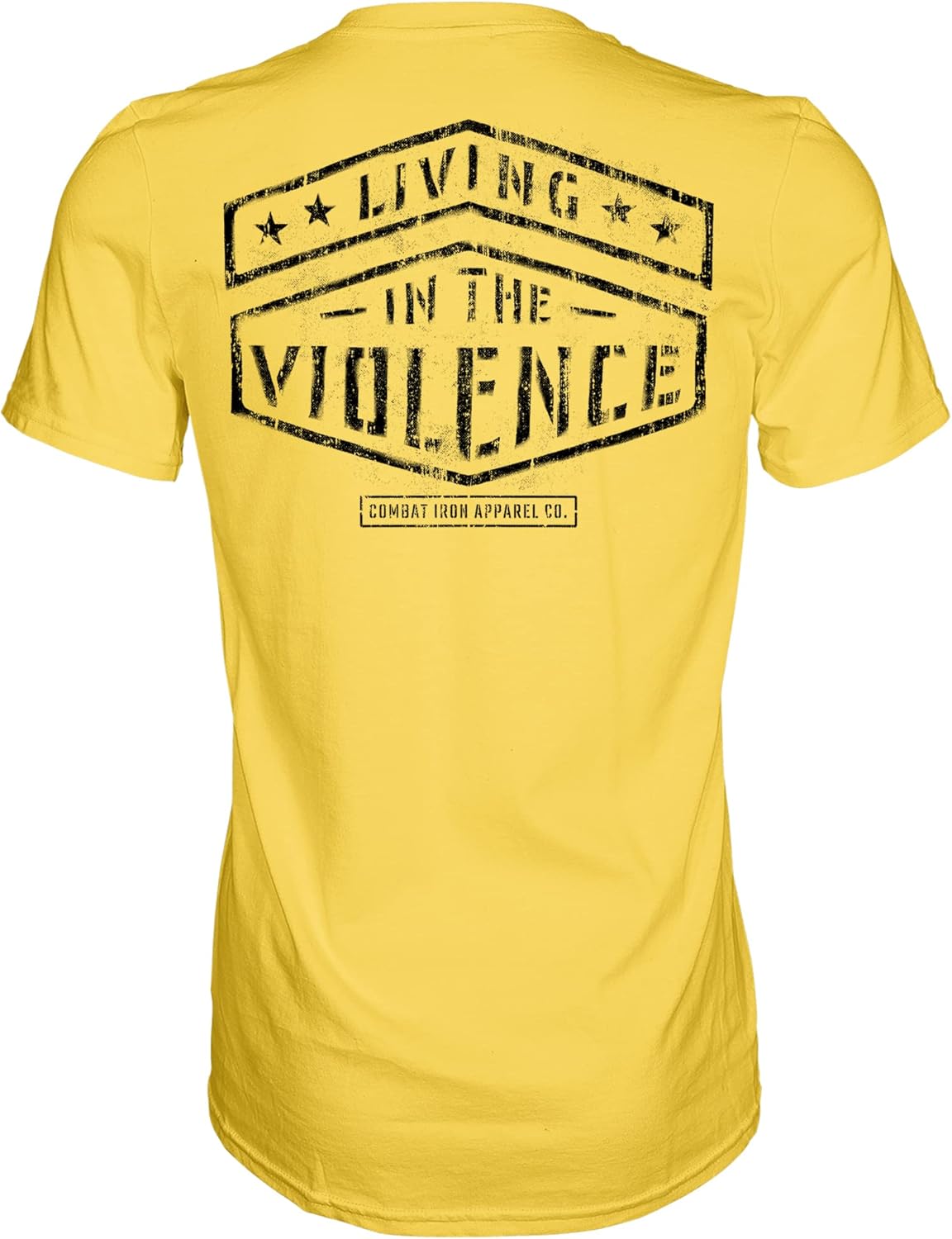 Combat Iron Men's Graphic Tees | Living in The Violence | Men’s Graphic T-Shirts