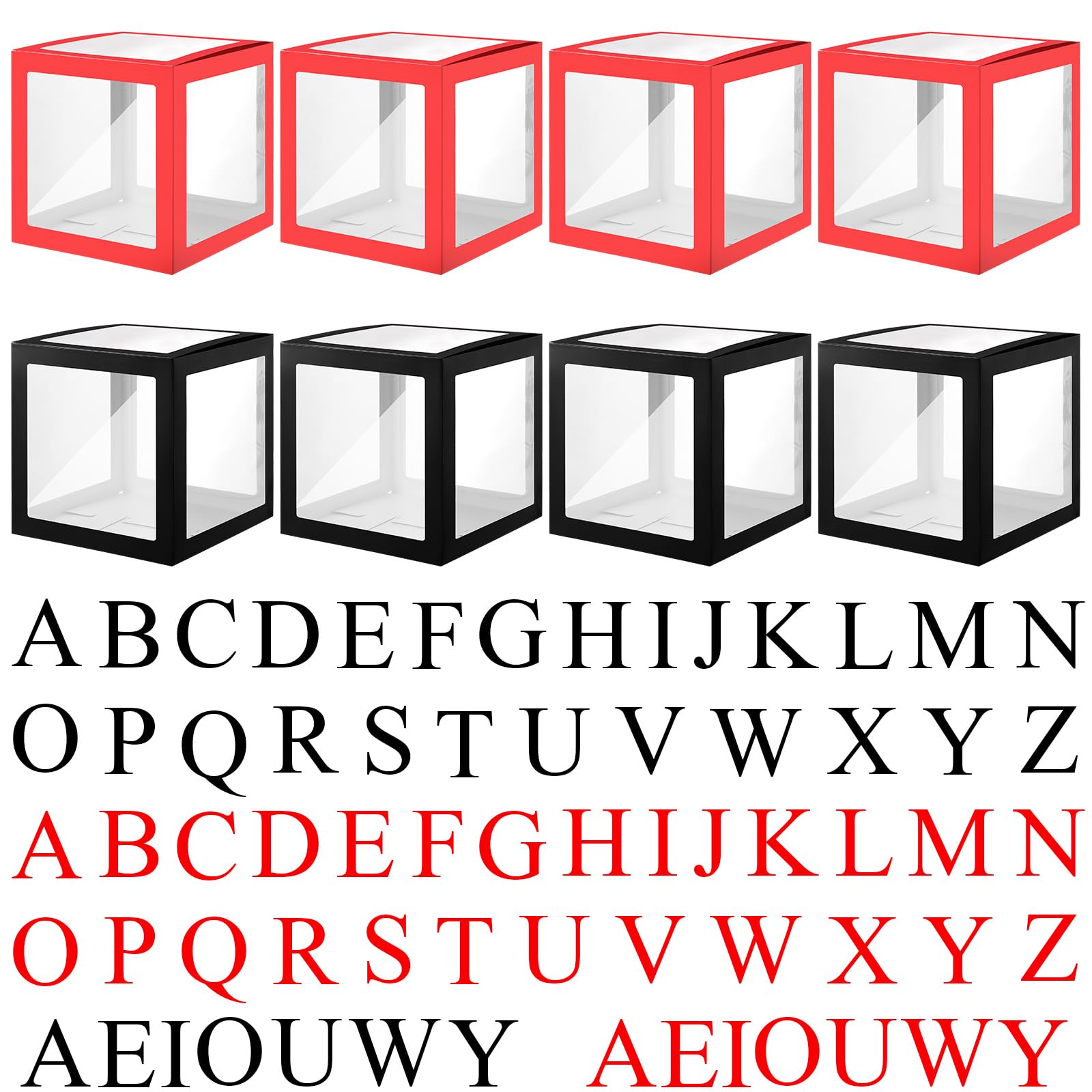 Amazon.com: Barydat 8 Pcs Prom Boxes with Letters, Prom Send off