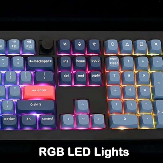 Keychron V6 Max RGB Full Size Mechanical Red Switch 2.4GHz Wireless English Black Keyboard