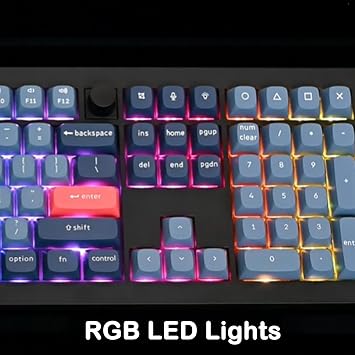 Keychron V6 Max RGB Full Size Mechanical Red Switch 2.4GHz Wireless English Black Keyboard