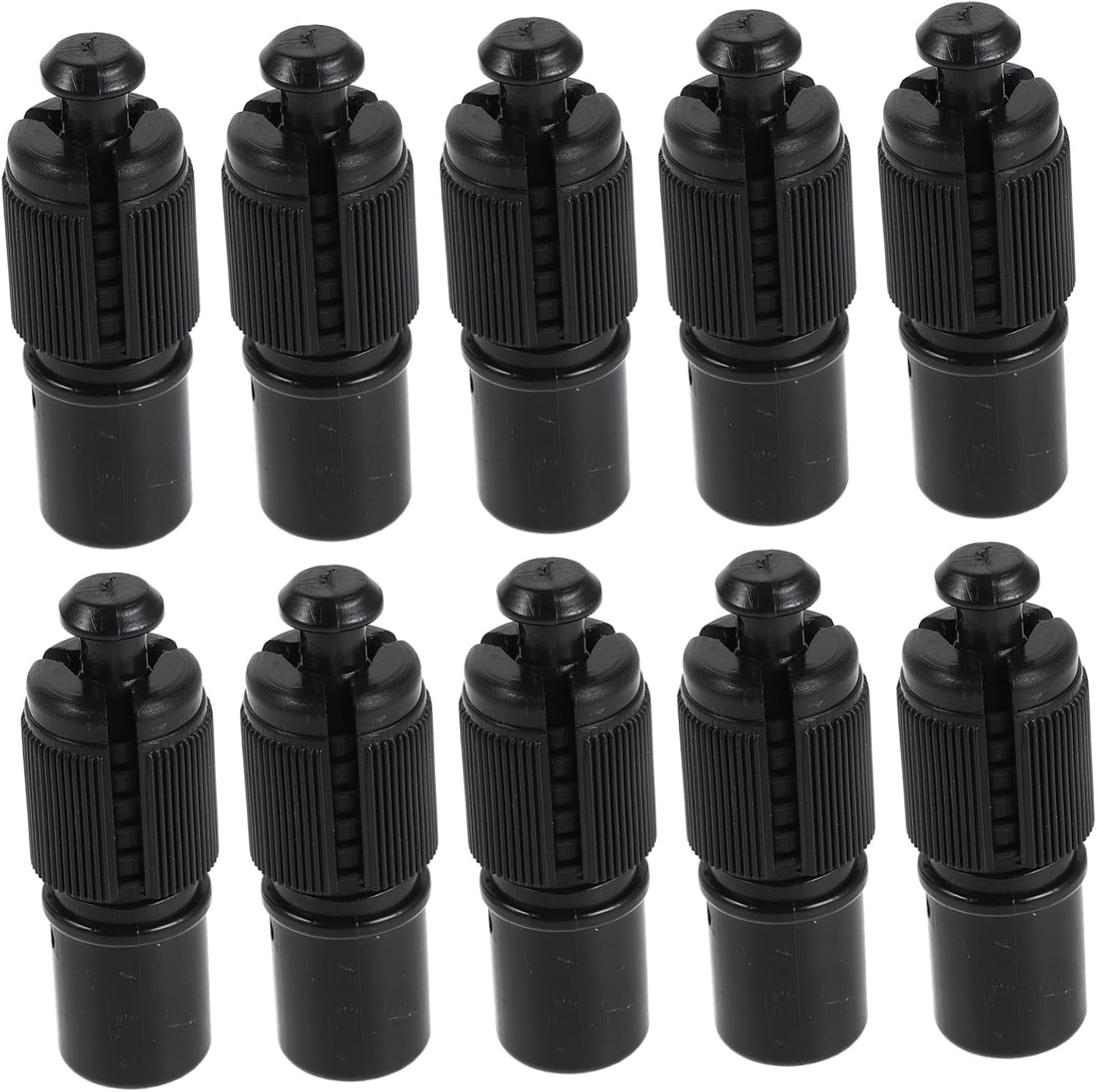 KOMBIUDA 10pcs Plastic Extension Pole Lock Connectors for Mop and Broom Handles, Non-Slip and Sturdy Mop Rod Connectors for Household Cleaning and Bath Use, Telescopic Pole Lock Accessories