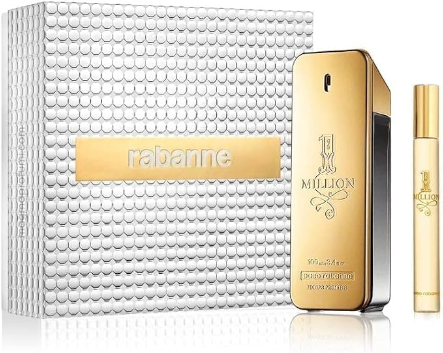 Paco Rabanne eau de toilette 1 Million Gift Set 100Ml EDT + 10Ml EDT