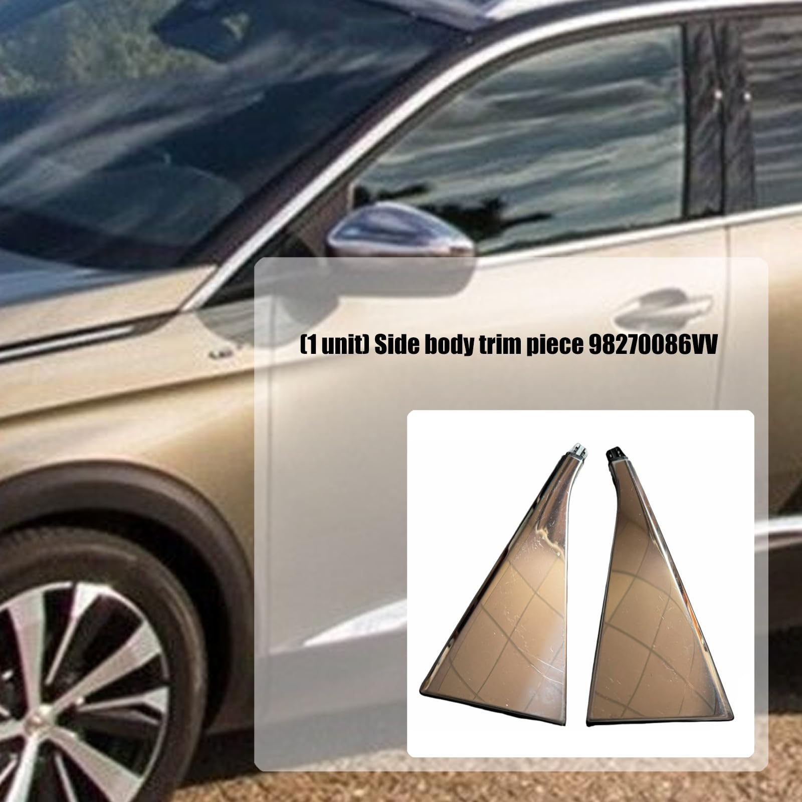 ABS Side Body Trim Decorazione 98270086VV 98140472VV Veicoli Elegante Aggiornamento Resistente Corpo Lato Parte Decorativa