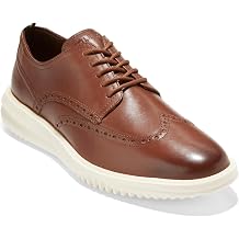 Cole Haan Men's Grand+ Wingtip Oxford, British TAN/Ivory, 8.5