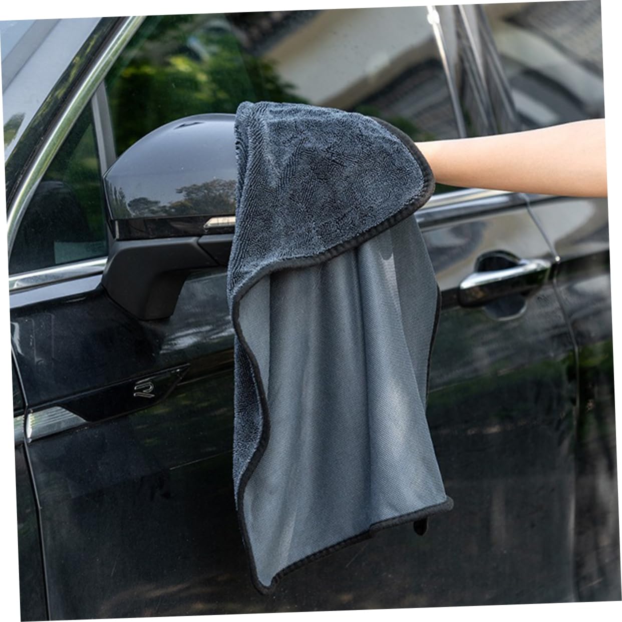 Hemobllo Multifunktionales Trockentuch Autowaschtuch Auto 60x160cm Mikrofaser und Weiches Kratzfrei Saugstark Schonende für für Fahrzeugpflege