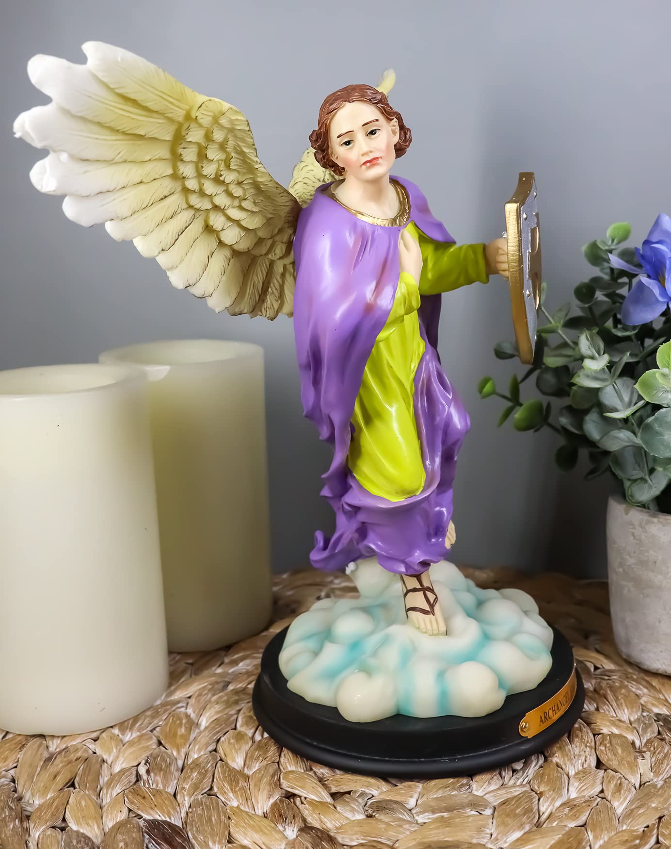 Buy Ebros Holy Archangel Saint Selaphiel Sealtiel Carrying Shield Of