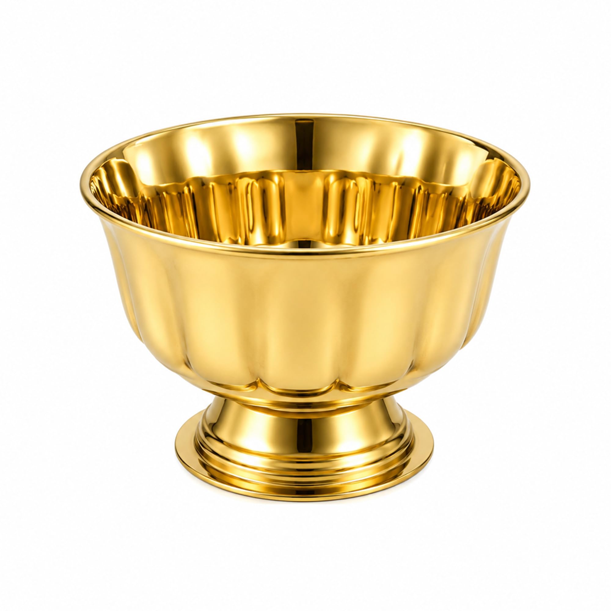 Putrika Brass Chandan Bowl for Pooja|Traditional Brass Bowl for Tilak,Kumkum,Roli,Haldi Use|Chandan Holder for Mandir and Ritual Use|Multipurpose Stand for Temple Home Pack-2 (1) 4