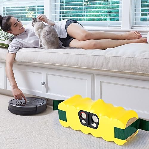 Miniatura 7 de TOPHINON - Batería de aspiradora Ni-MH de 3000 mAh 144 V para iRobot Roomba 500 510 520 530 532 535 540 545 550 552 555 560 562 570 580 581 5 95 600