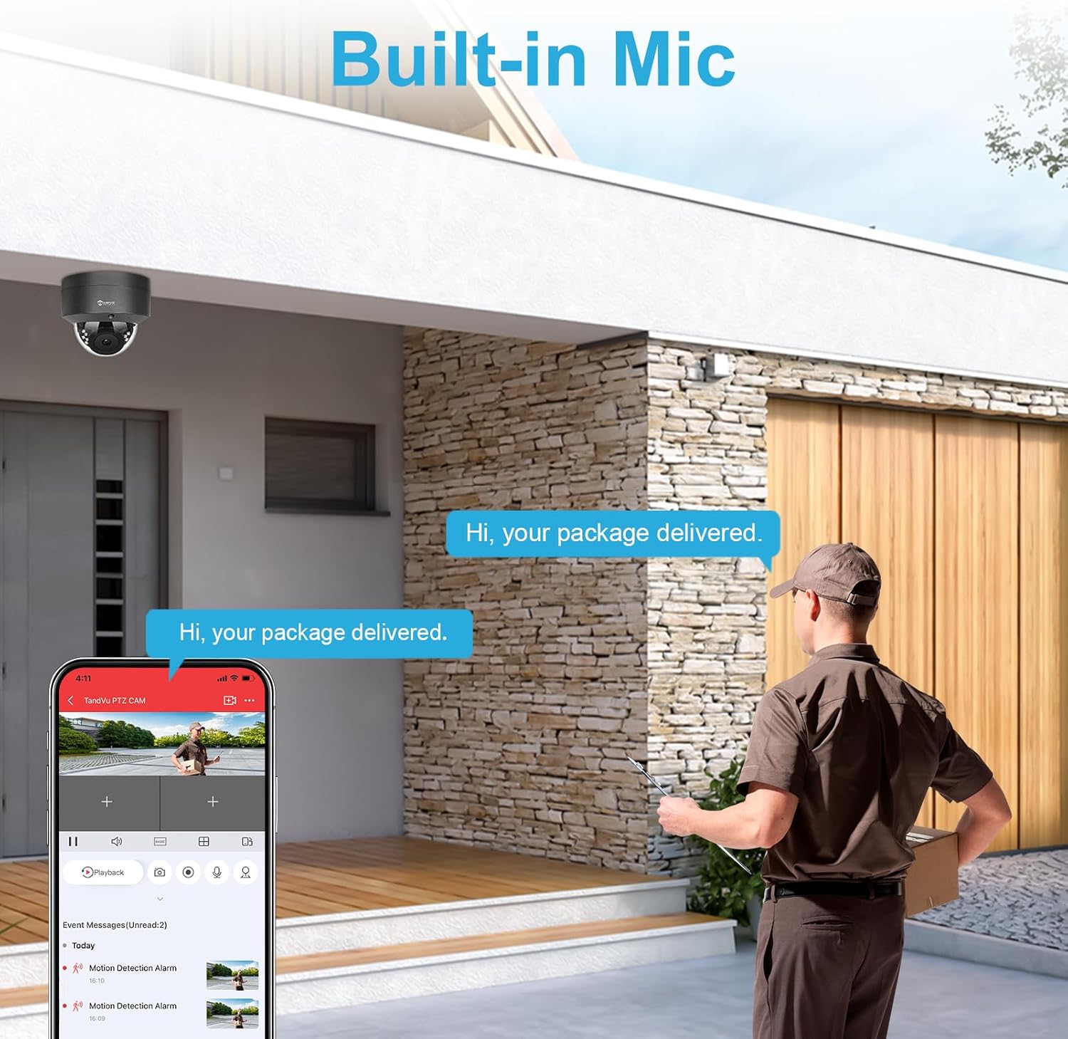 Anpviz 5MP PoE Camera, Outdoor Vandal Dome Security PoE IP Camera with Audio, 98ft Night Vision, H.265, 24/7 Recording Waterproof IP66 Indoor, Wide Angle 2.8mm (Grey), NDAA IPC-D250G-SE (U Series)