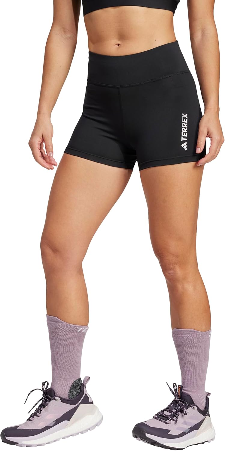 adidas Womens Terrex Multi 3 Inch Shorts Casual Bottoms Casual - Black