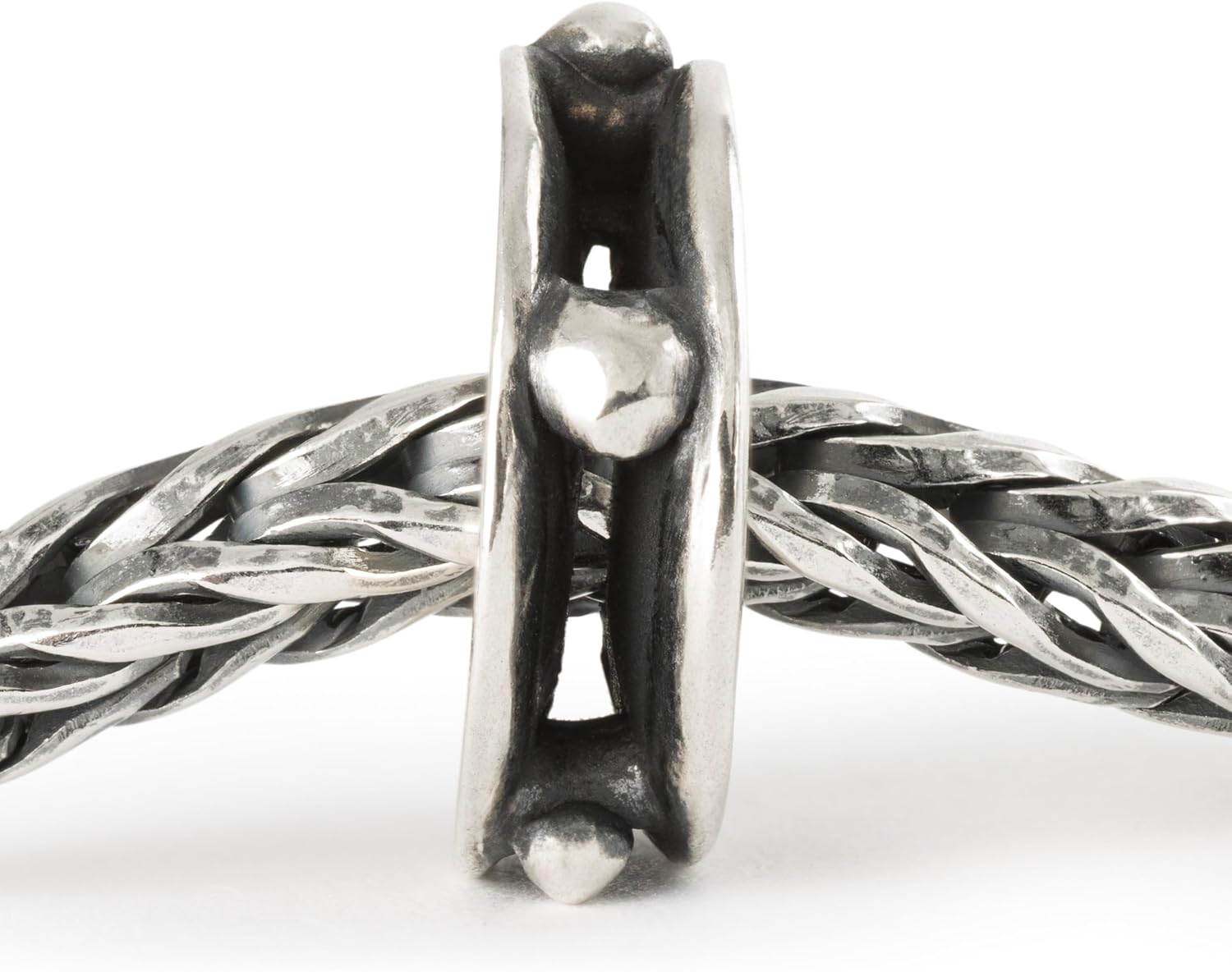 TROLLBEADS Moments Connector Bead - Embrace Life's Beauty | Silver | Nurtured Connections collection | Design by Søren Nielsen
