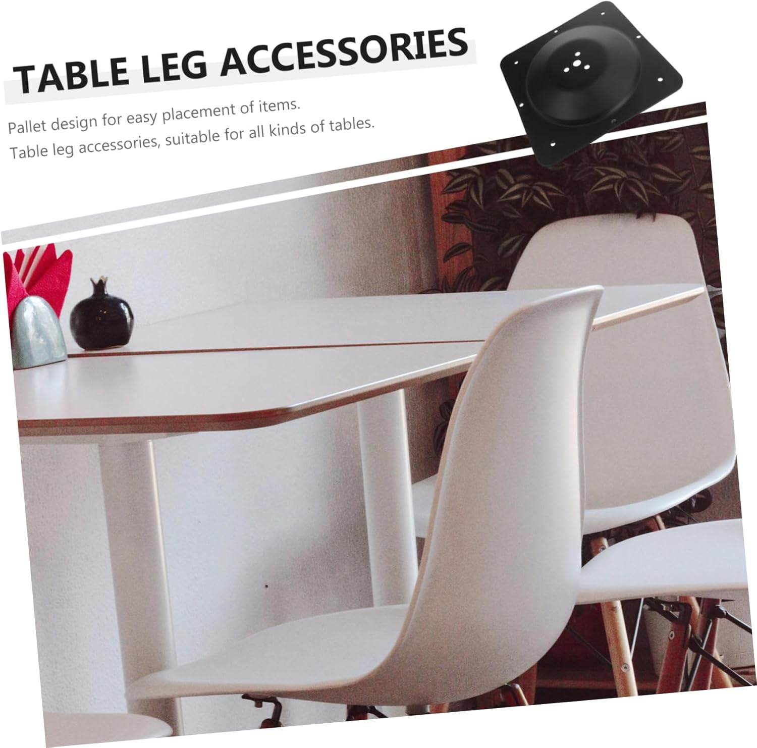 Leg Mounting Plates for Sofa Cast Table Leg Rest 5-Hole Mounting Plate Sturdy