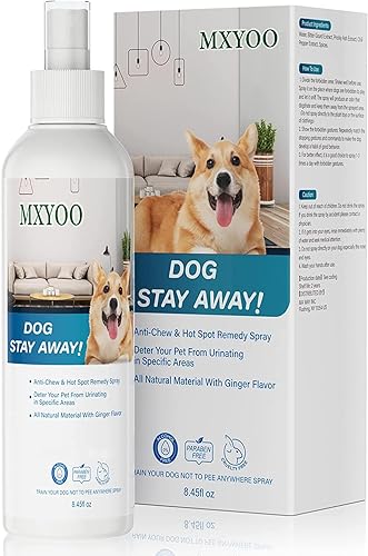 MXYOO Spray para perros que no orinen, adiestra a tu perro donde no orinar, corrector de entrenamiento para mascotas, disuasorio para mascotas, no
