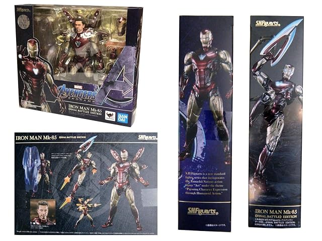 Foto 3 de 6 de Bandai S.H. Figuarts Avengers Endgame Iron Man Mark LXXXV Final Battle Edition Mark 85 Tony Stark